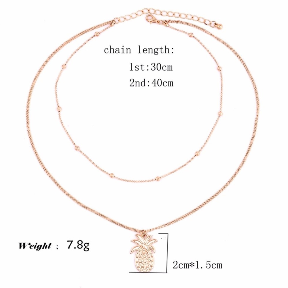 NEW🔥 pineapple🍍 Style Layered Choker - Picture 5 of 7